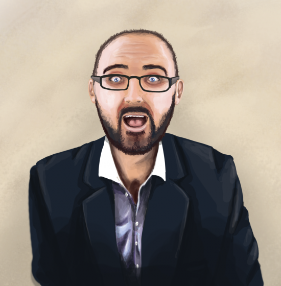 Vsauce Painting - Click for a larger view.
