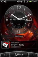 Home Screen - Clock